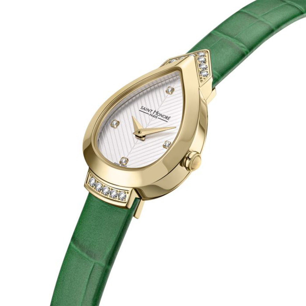 Saint Honore White Dial Leather Strap Watch For Women Pp709002 3B4DT - Image 2