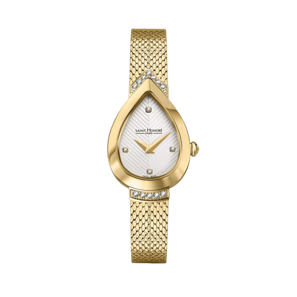 Saint Honore White Dial Stainless Steel Bracelet Watch For Women Pp709102 3B4DT
