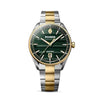 Sandoz Bachelin Swiss Quartz Green Dial Stainless Steel Watch For Men SZWGH0001111