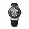 Sandoz Chanet Automatic Translucent Black Dial Rubber Strap Watch For Men SZWGR0000815