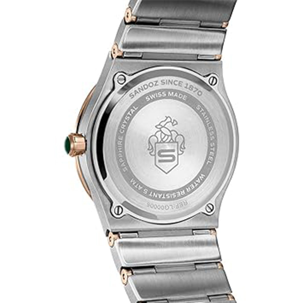 Sandoz Tresor Swiss Quartz White Mop Dial Stainless Steel Watch For Women SZWLG0000602 - Image 3