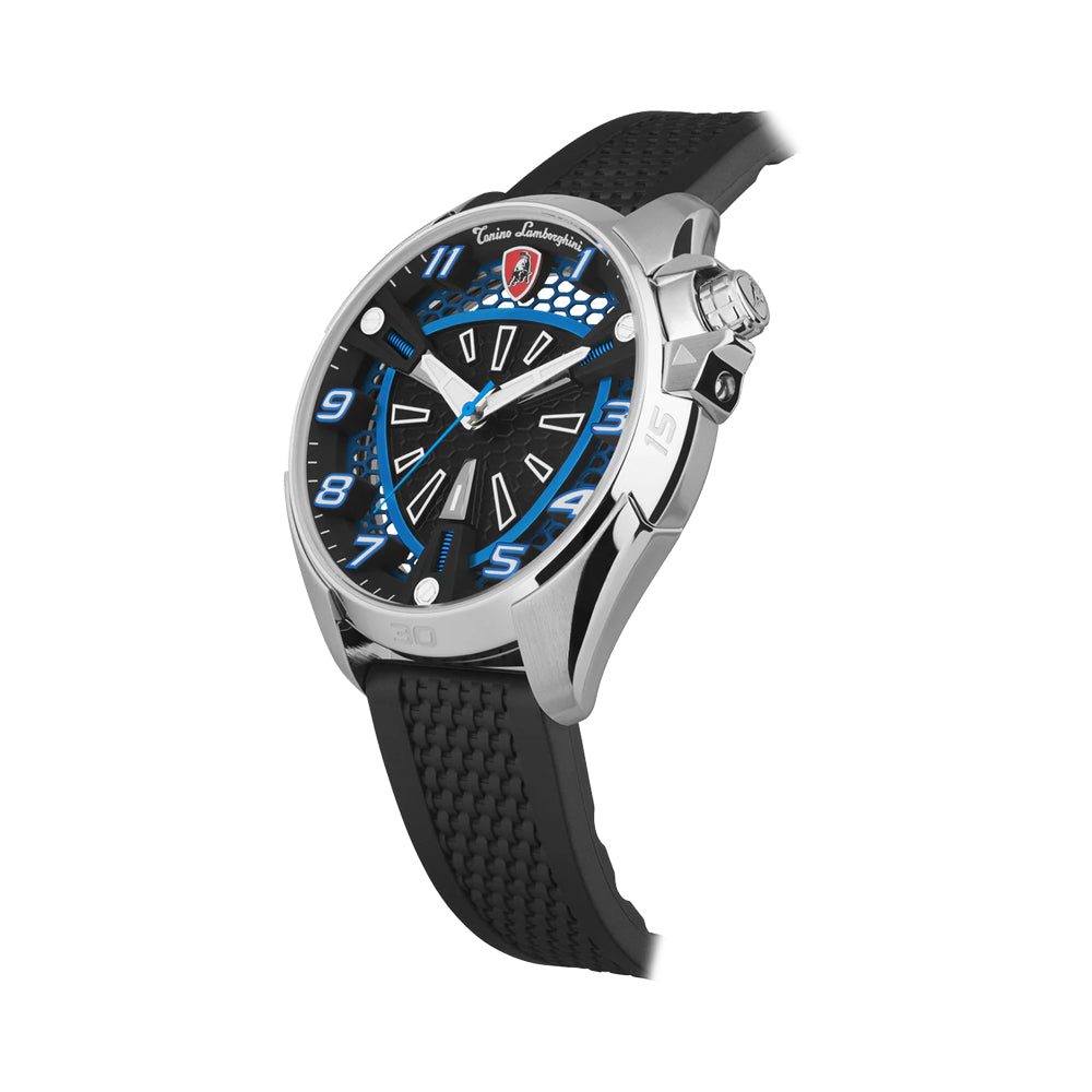 Tonino Lamborghini Shock ABS Blue Analog Watch For Men TLABSB-SS-R - Image 2
