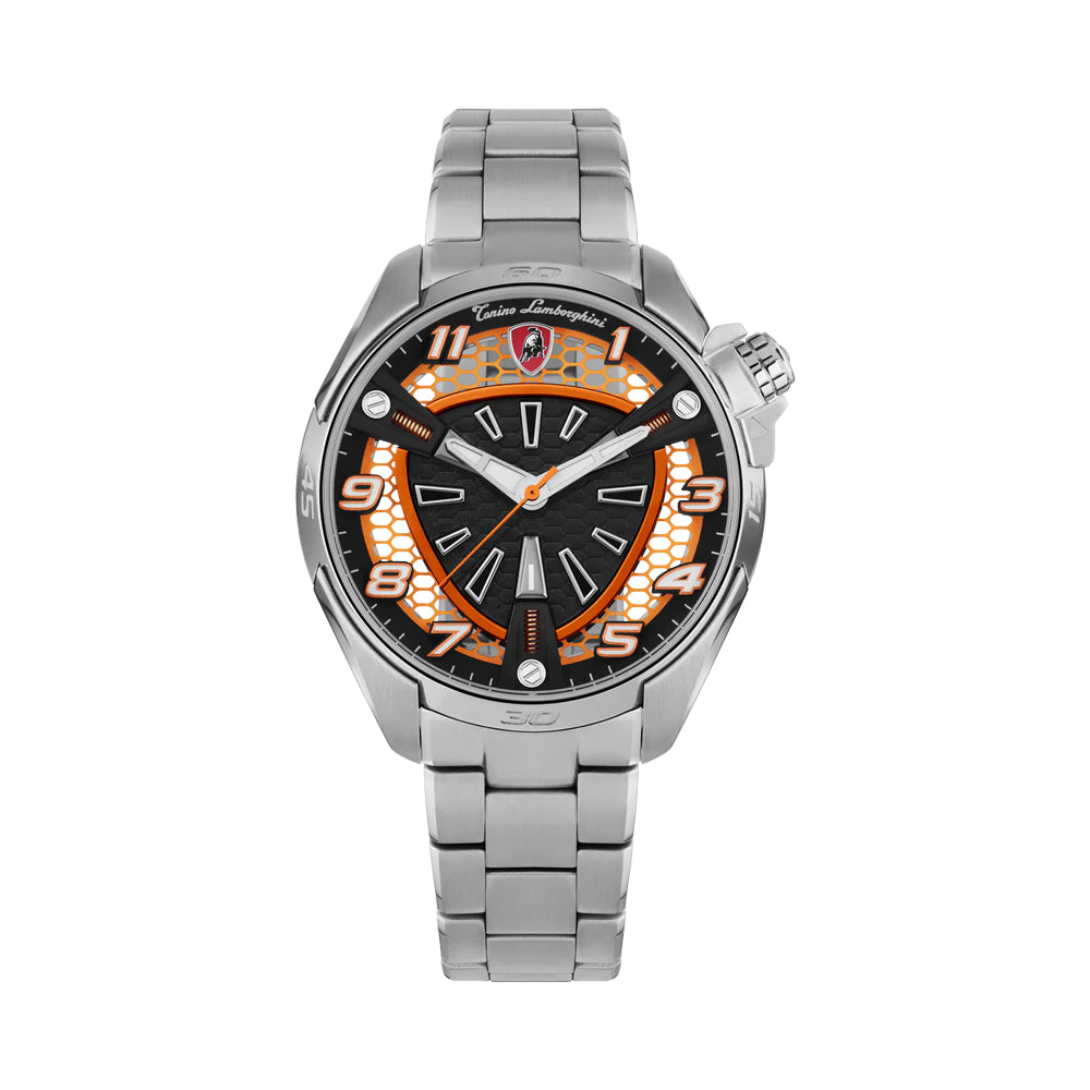 Tonino Lamborghini Shock ABS Orange Analog Watch For Men TLABSO-SS-B