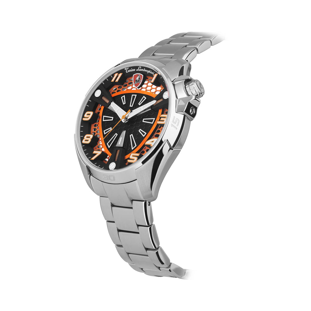 Tonino Lamborghini Shock ABS Orange Analog Watch For Men TLABSO-SS-B - Image 2