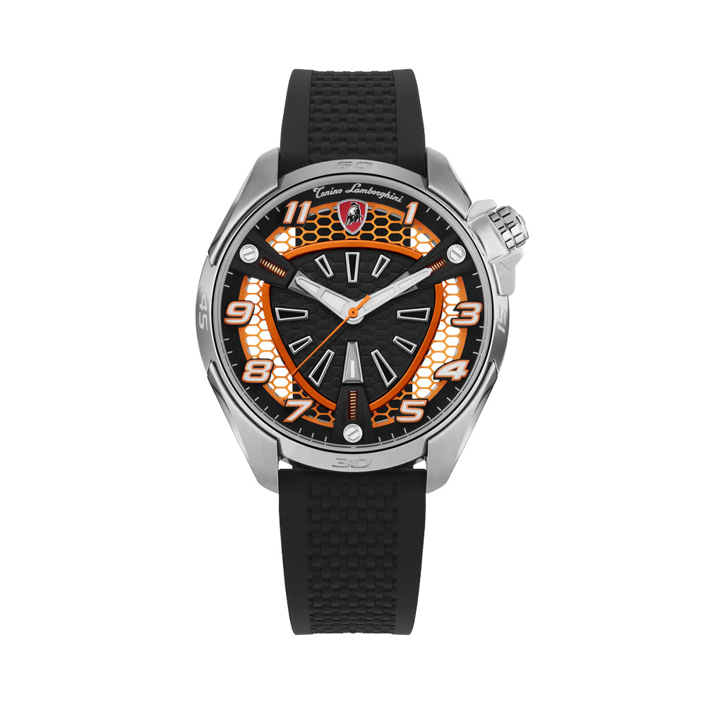 Tonino Lamborghini Shock ABS Orange Analog Watch For Men TLABSO-SS-R