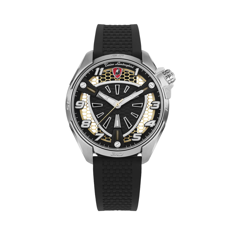 Tonino Lamborghini Shock ABS Rose Gold Analog Watch For Men TLABSRG-SS-R
