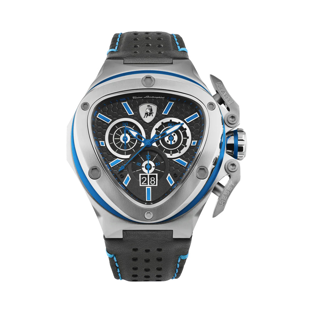 Tonino Lamborghini Spyder Quartz Blue Dial Watch For Men TL9XC-SS