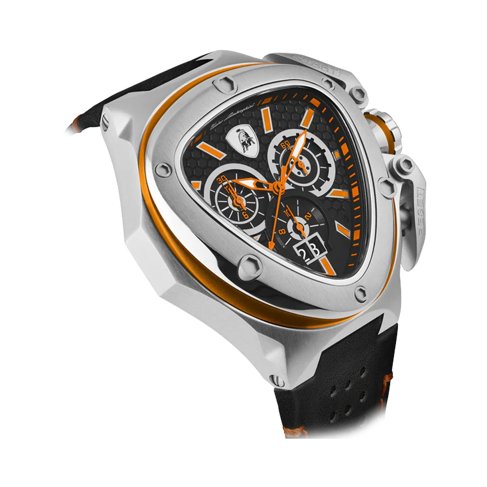 Tonino Lamborghini Spyder Quartz Orange Dial Watch For Men TL9XB-SS - Image 3