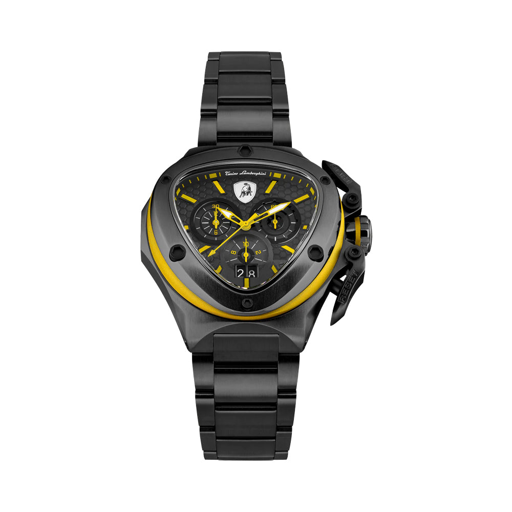 Tonino Lamborghini Spyder Quartz Yellow Dial Watch For Men TL9XE-B - Image 3