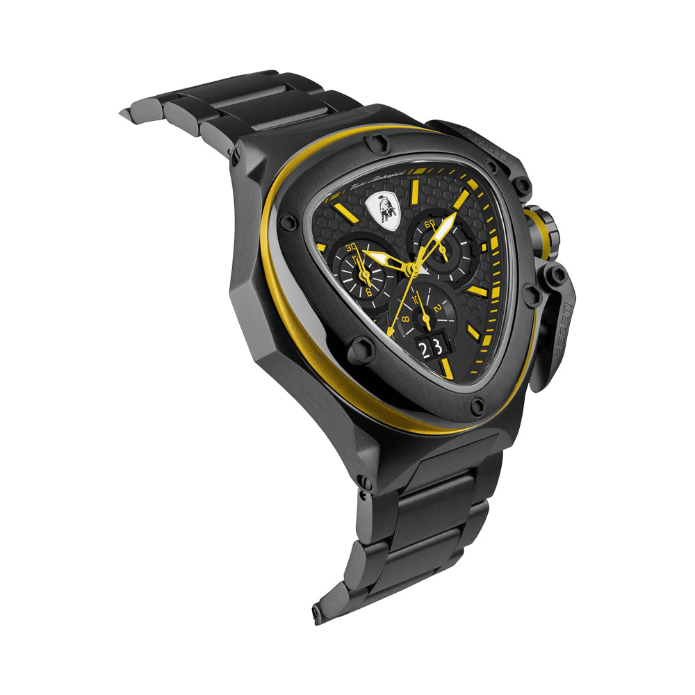 Tonino Lamborghini Spyder Quartz Yellow Dial Watch For Men TL9XE-B - Image 5