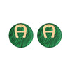 Aigner Avena Gold Malachite Stud Earrings ARJLE0000212
