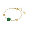 Aigner Avena Malachite and Crystals Bracelet for Women ARJLB0000212