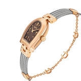 Aigner Cremona Women's Brown Dial Silver Gold Watch A115263 - Image 2