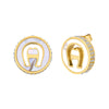 Aigner Lucia Gold Hoop Earrings ARJLE2202002