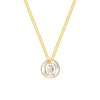 Aigner Lucia Gold Logo Necklace ARJLN2202002
