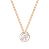 Aigner Lucia Rose Gold Logo Necklace ARJLN2202003
