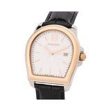 Aigner Men Watch Black Leather Strap Horseshoe Case - ARWGA4810011 - Image 2