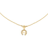 Cerruti 1881 Amalia Gold Double C Pendant Necklace For Women CIJLN0012901