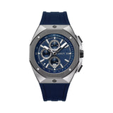 Cerruti 1881 Arezzo Chronograph Blue Dial Green Silicone Strap Men'S Watch CIWGO0073202