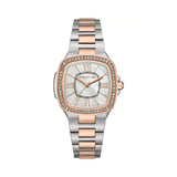 Cerruti 1881 Casale White Mother Of Pearl Dial Two Tone Square Watch For Women CIWLG0086001