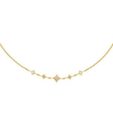 Cerruti 1881 Francesca Gold Multi Motif Charm Necklace For Women CIJLN0013301