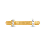 Cerruti 1881 Matilde Gold Etched Branding Ring For Women CIJLF0014201 - Image 3