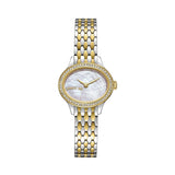 Cerruti 1881 Norcia White Mother Of Pearl Dial Two Tone Oval Watch For Women CIWLG0072509