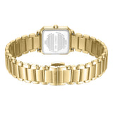 Cerruti 1881 Perugia Green Dial Gold Stainless Steel Rectangular Watch For Women CIWLG0097402 - Image 3