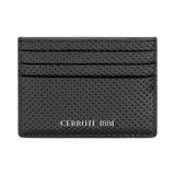 CERRUTI 1881 Punti Black Genuine Leather Bifold Wallet - CEPU06643M-BLK