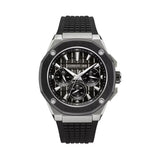 Cerruti 1881 Razzuolo Black Dial Silicone Strap Men'S Watch CIWGQ0073401