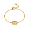 Cerruti 1881 Valeria Women'S Stainless Steel Gold Plated Chain Bracelet CIJLB0014607
