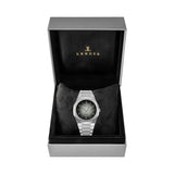 Chisel Monochrome Steel Watch by Lencia LC1015G - Image 4