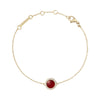 Daniel Wellington Audrey Bracelet Red Agate Gold DW00401422