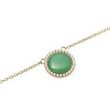 Daniel Wellington Audrey Necklace Jade Gold DW00401442 - Image 2