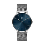 Daniel Wellington Classic St Mawes Blue Dial Silver Watch DW00100628