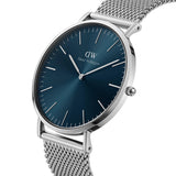 Daniel Wellington Classic St Mawes Blue Dial Silver Watch DW00100628 - Image 2