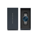 Daniel Wellington Classic St Mawes Blue Dial Silver Watch DW00100628 - Image 4