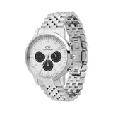 Daniel Wellington Iconic Arch 5-Link Off-White Panda Silver Chronograph DW00100872 - Image 2