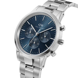 Daniel Wellington Iconic Chronograph Arctic Blue Dial Silver Watch DW00100644 - Image 2