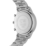 Daniel Wellington Iconic Chronograph Link Onyx Black Dial Silver Watch DW00100645 - Image 3