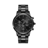 Daniel Wellington Iconic Chronograph Link Onyx Black Watch DW00100642
