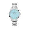 Daniel Wellington Iconic Link Women's Blue Dial Silver Watch DW00100541