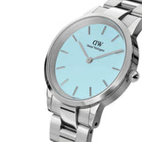 Daniel Wellington Iconic Link Women's Blue Dial Silver Watch DW00100541 - Image 2