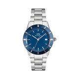 Daniel Wellington Iconic Paradigma Link Blue Enamel Silver Watch DW00100820
