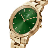Daniel Wellington Iconic Women's Green Dial Gold Watch DW00100554 - Image 2