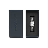 Daniel Wellington Quadro Roman Numerals White Dial Silver Watch DW00100691 - Image 4