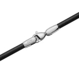 Daniel Wellington Sheffield Silver Leather Bracelet for Men DW00400708 - Image 2