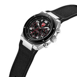Ducati Black Dial Silicone Nylon Strap Watch For Men DTWGO0002501 - Image 2