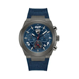 Ducati Blue Dial Silicone Nylon Strap Watch For Men DTWGC0002002