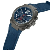 Ducati Blue Dial Silicone Nylon Strap Watch For Men DTWGC0002002 - Image 2